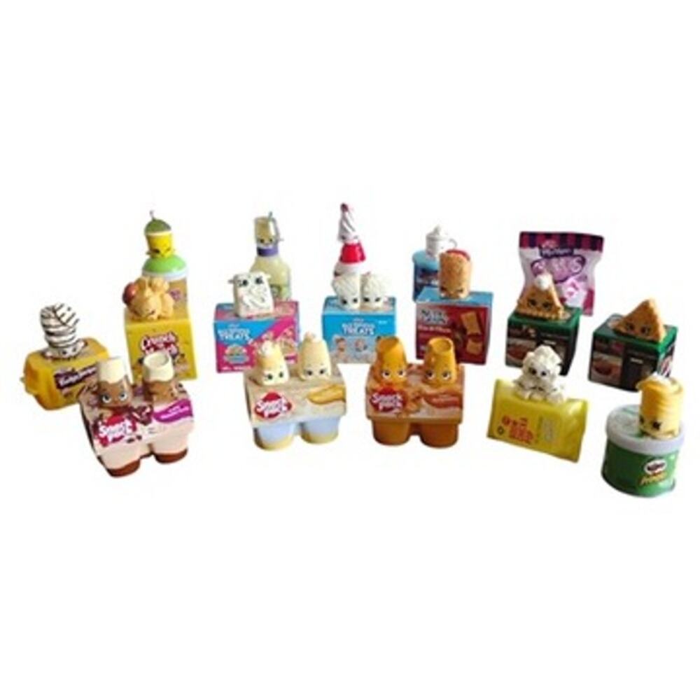 Shopkins Real Littles Lot of 17 With Containers Season 12 Desserts Snacks